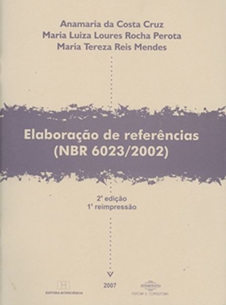 Picture of ELABORACAO DE REFERENCIAS (NBR 6023/2002)