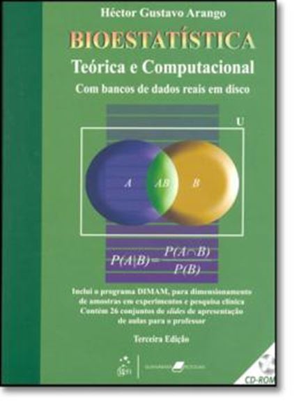 Picture of BIOESTATISTICA TEORICA E COMPUTACIONAL - 3ª EDICAO