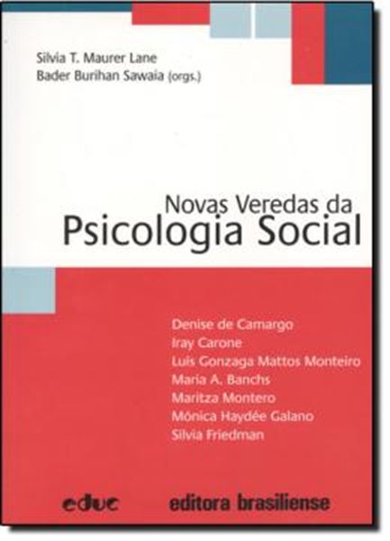 Picture of NOVAS VEREDAS DA PSICOLOGIA SOCIAL