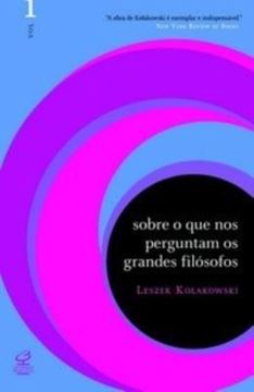 Imagem de SOBRE O QUE NOS PERGUNTAM OS GRANDES FILOSOFOS VOL. 1