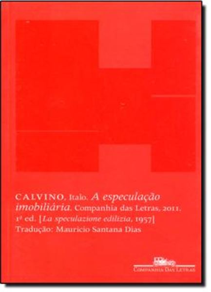 Picture of A ESPECULACAO IMOBILIARIA
