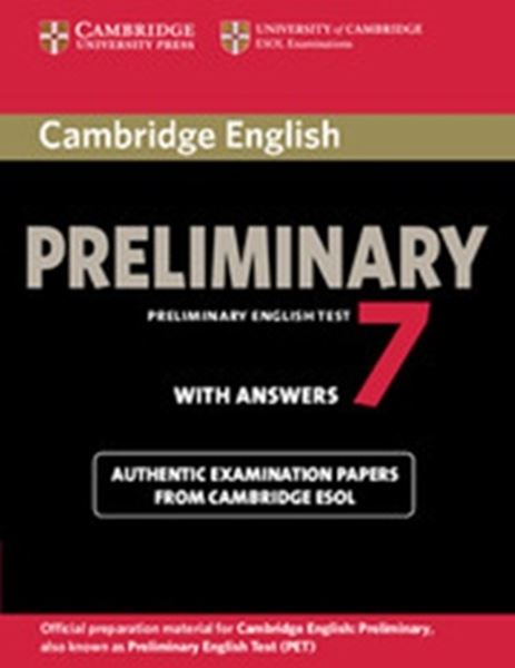Picture of CAMBRIDGE ENGLISH PRELIMINARY 7 - STUDENT S BOOK WITH ANSWERS