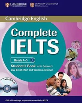 Imagem de CAMBRIDGE ENGLISH COMPLETE IELTS BANDS 4-5 SB WITH ANSWERS WITH CD-ROM