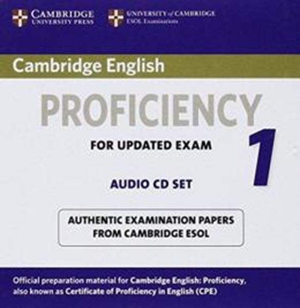 Picture of CAMBRIDGE ENGLISH PROFICIENCY 1 FOR UPDATED EXAM AUDIO CDS (2)