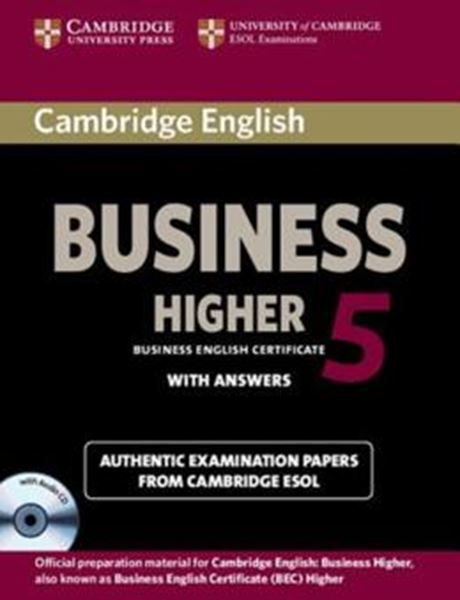 Picture of CAMBRIDGE ENGLISH BUSINESS HIGHER 5 SELF-STUDY PACK