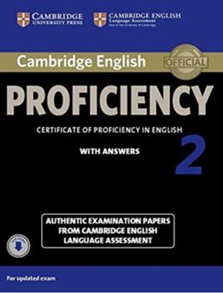 Picture of CAMBRIDGE ENGLISH PROFICIENCY 2 SB WITH ANSWERS AND AUDIO CD
