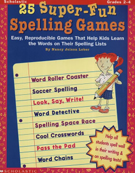 Picture of 25 SUPER-FUN SPELLING GAMES