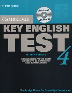 Imagem de CAMBRIDGE KEY ENGLISH TEST 4 SELF-STUDY PACK (STUDENT´S BOOK WITH ANSWERS + CD)