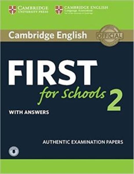 Picture of CAMBRIDGE ENGLISH FIRST FOR SCHOOLS 2 STUDENT´S BOOK WITH ANSWERS AND AUDIO