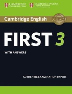 Imagem de CAMBRIDGE ENGLISH FIRST 3 SB WITH ANSWERS