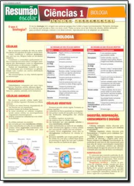 Picture of RESUMAO - CIENCIAS 1 - BIOLOGIA