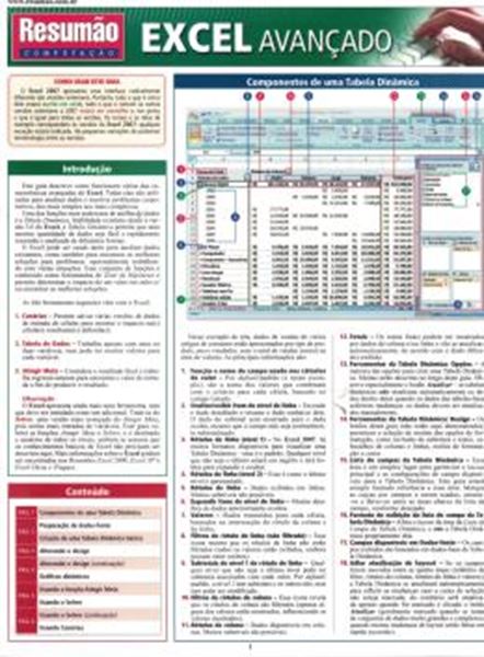 Picture of RESUMAO - EXCEL AVANCADO