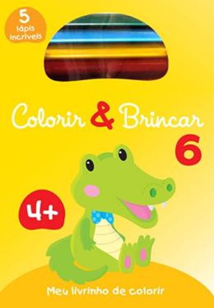 Picture of COLORIR E BRINCAR 6 AMARELO