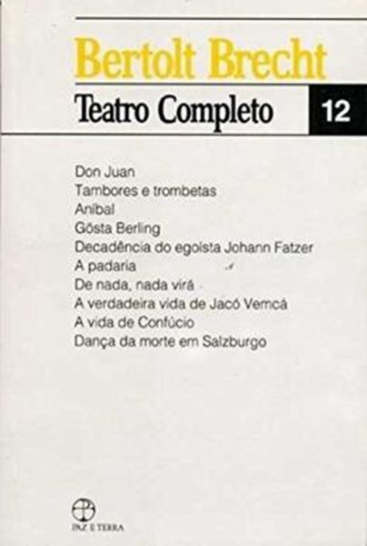 Picture of BERTOLT BRECHT - TEATRO COMPLETO - VOL. 12