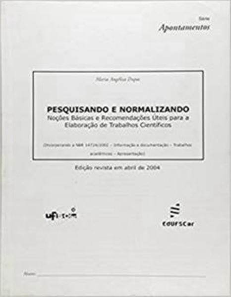 Picture of PESQUISANDO E NORMALIZANDO - NOCOES BASICAS