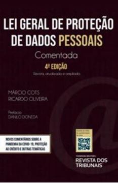 Imagem de LEI GERAL DE PROTECAO DE DADOS PESSOAIS COMENTADA- 4º ED.