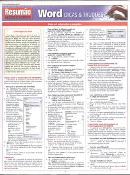 Imagem de RESUMAO - WORD - DICAS & TRUQUES