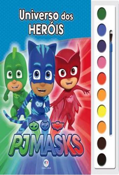 Picture of COL. LIVRO COM AQUARELA - PJ MASKS - UNIVERSO DOS HEROIS