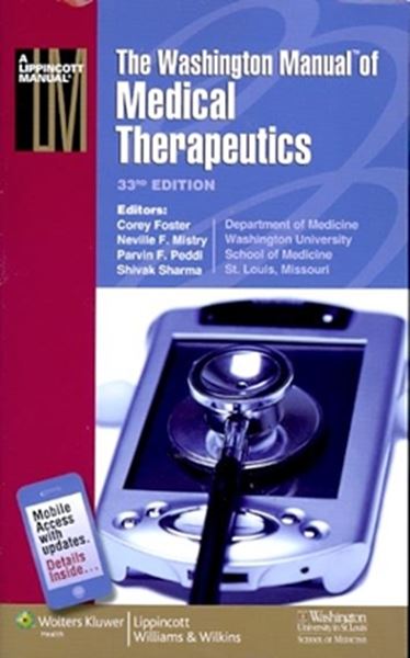 Picture of THE WASHINGTON MANUAL OF MEDICAL THERAPEUTICS - 33TH EDITION
