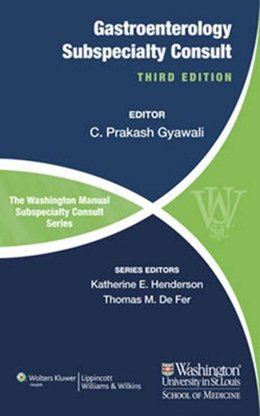Picture of WASHINGTON MANUAL OF GASTROENTEROLOGY SUBSPECIALTY CONSULT - 3RD EDITION