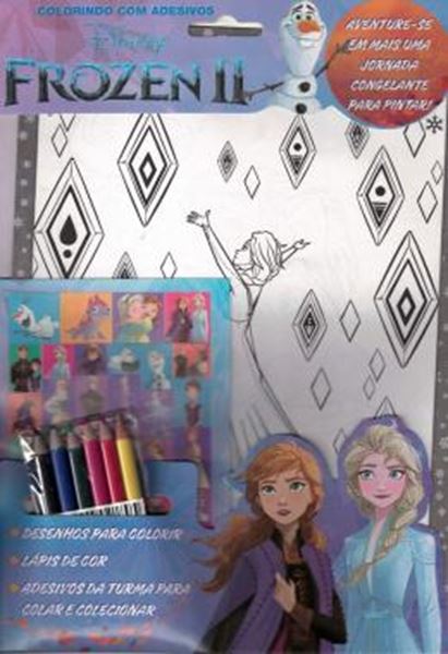 Picture of COLORINDO COM ADESIVOS - FROZEN II