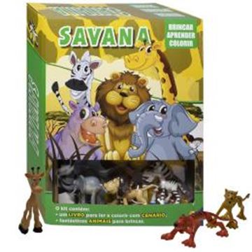 Imagem de BRINCAR-APRENDER-COLORIR: SAVANA