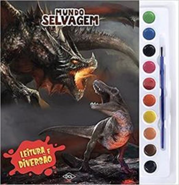 Picture of AQUARELA - MUNDO SELVAGEM - DINOSSAUROS E DRAGOES