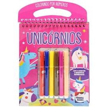 Imagem de COLORINDO POR NUMEROS - UNICORNIOS
