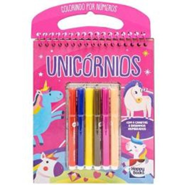 Picture of COLORINDO POR NUMEROS - UNICORNIOS