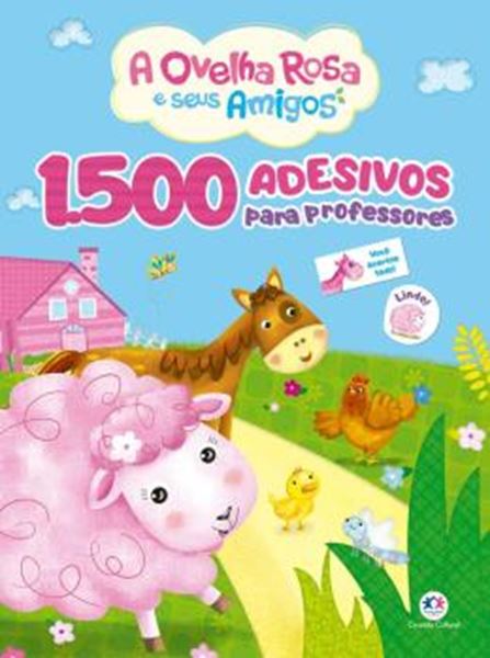 Picture of 1500 ADESIVOS PARA PROFESSORES - A OVELHA ROSA E SEUS AMIGOS
