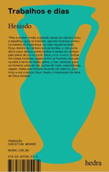 Picture of TRABALHOS E DIAS - 2ª ED