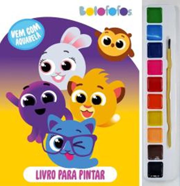 Picture of BOLOFOFOS LIVRO PARA PINTAR COM AQUARELA