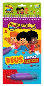 Imagem de AQUABOOK - 3 PALAVRINHAS - DEUS E NOSSO AMIGO