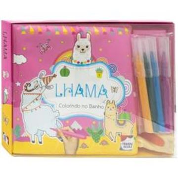 Imagem de COLORINDO NO BANHO - LHAMA