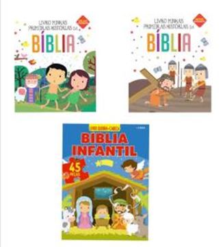 Imagem de COMBO BIBLIA INFANTIL - KIT COM 3 LIVRINHOS