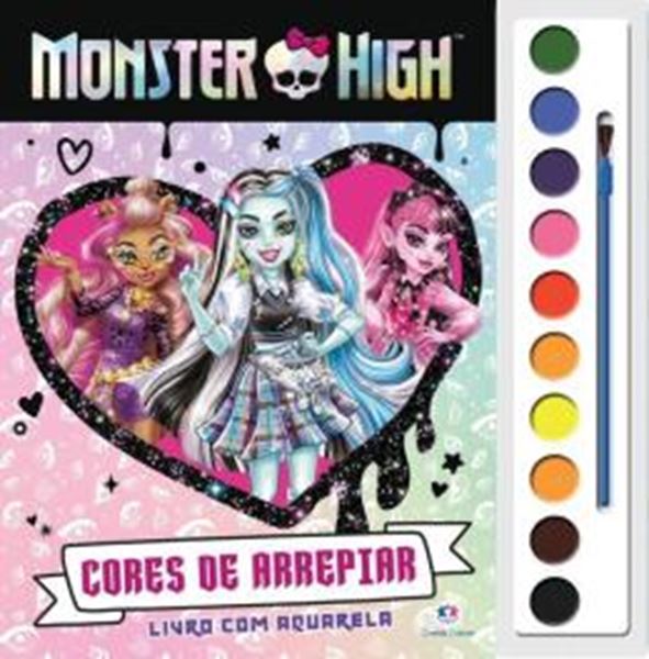 Picture of COL. LIVRO COM AQUARELA - MONSTER HIGH - CORES DE ARREPIAR