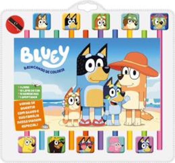 Picture of BLUEY BRINCANDO DE COLORIR