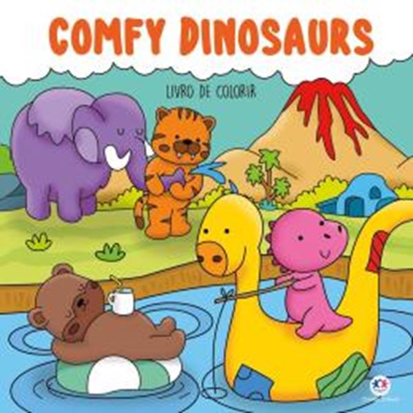 Picture of COMFY & COZY BOOKS - COMFY DINOSAURS - LIVRO DE COLORIR