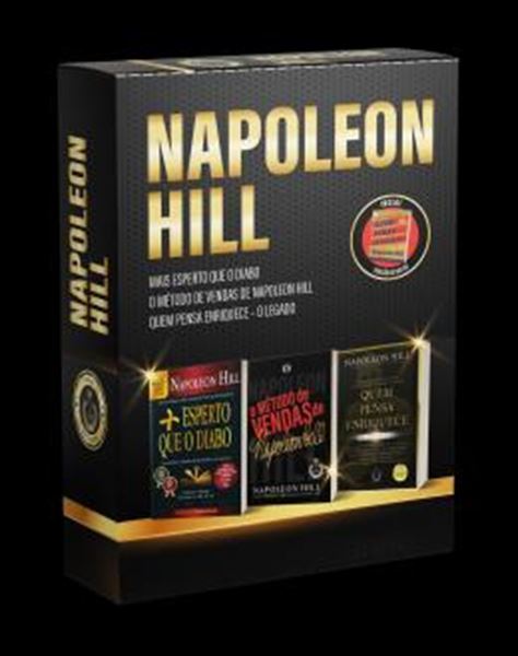 Picture of BOX NAPOLEON HILL - SUCESSO E ABUNDANCIA - MAIS ESPERTO QUE O DIABO + AS REGRAS DE OURO + QUEM PENSA ENRIQUECE - O LEGADO