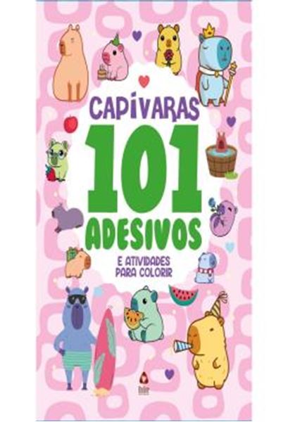 Picture of 101 ADESIVOS ATIVIDADES E DESENHOS PARA COLORIR - CAPIVARAS