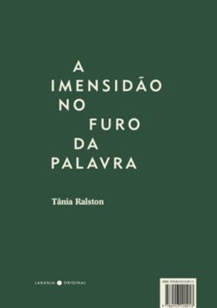 Picture of A IMENSIDAO NO FURO DA PALAVRA