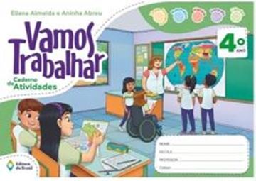 Imagem de VAMOS TRABALHAR CADERNO DE ATIVIDADES - 4º ANO 2026