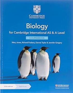 Imagem de CAMBRIDGE INTERNATIONAL AS & A LEVEL BIOLOGY COURSEBOOK WITH DIGITAL ACCESS (2 YEARS) - 5TH ED